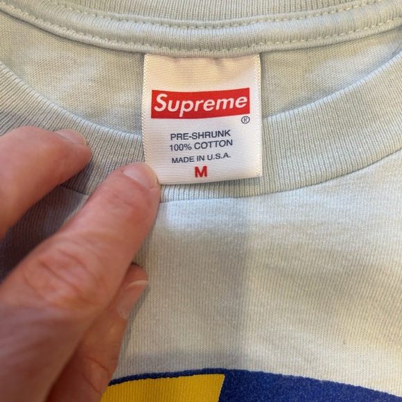 Supreme Light Blue PiL Graphic T-Shirt size men’s M - Picture 3 of 3
